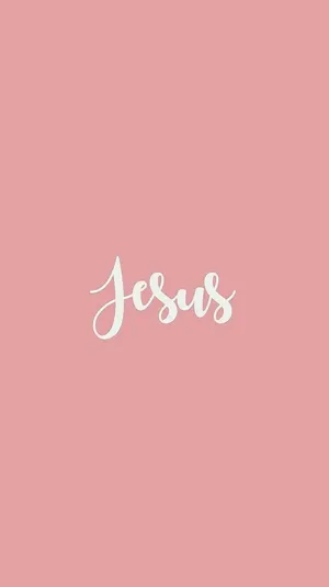 Jesus Is King In Pink Wallpaper