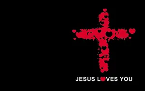 Jesus Loves You! Wallpaper