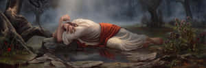 Jesus Praying In Gethsemane Wallpaper