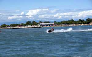 Jet Ski Beach Wallpaper