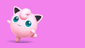 Jigglypuff Walking Artwork Wallpaper