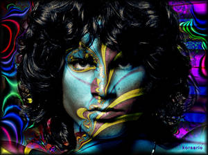Jim Morrison Fractal Wallpaper