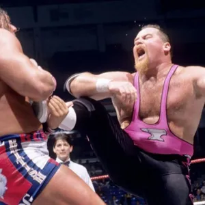 Jim Neidhart Kicking Opponent Wallpaper