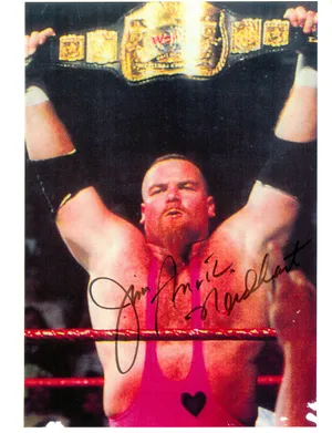 Jim Neidhart Signature And Heart Wallpaper