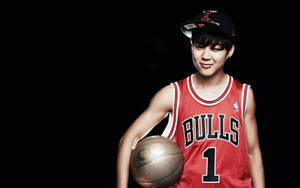 Jimin Bts Cute Basketball Wallpaper