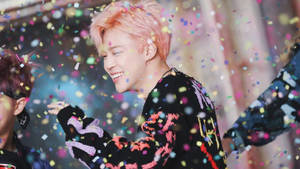 Jimin Bts Cute Confetti Wallpaper