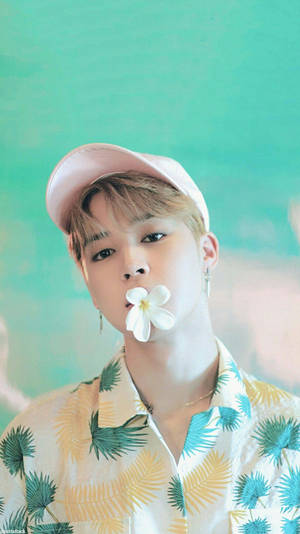 Jimin Bts Cute Flower Wallpaper