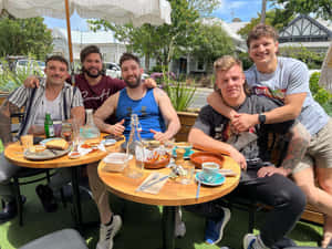 Jimmy Crute With Family And Friends Wallpaper