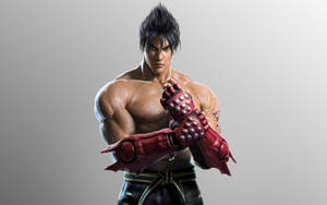 Jin Kazama In Gray Wallpaper