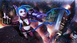 Jinx On The Rooftop Wallpaper