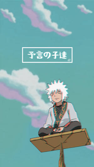 Jiraiya Aesthetic Blue Art Wallpaper