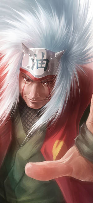 Jiraiya Aesthetic Painted Art Wallpaper