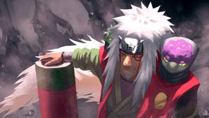 Jiraiya With Sage Toad Naruto 4k Pc Wallpaper