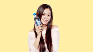 Jisoo Blackpink Trevi Advertisement Wallpaper