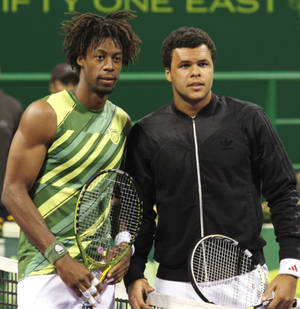 Jo-wilfried Tsonga And Gael Monfils Wallpaper