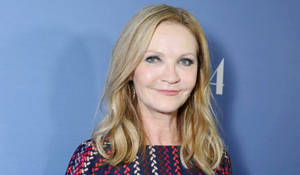 Joan Allen Blue Background Wallpaper