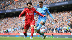 Joao Cancelo Vs Mohamed Salah Wallpaper