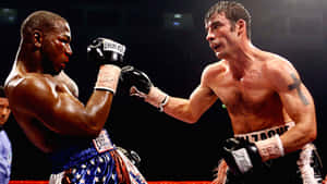 Joe Calzaghe Uppercuts Jeff Lacy Wallpaper