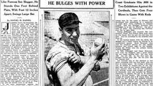 Joe Dimaggio In Newspaper Wallpaper