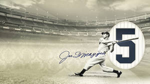 Joe Dimaggio Poster Wallpaper