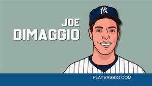 Joe Dimaggio Vector Art Wallpaper