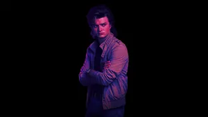Joe Keery Aesthetic Dark Wallpaper