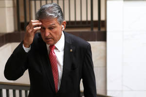 Joe Manchin Scratching His Forehead Wallpaper