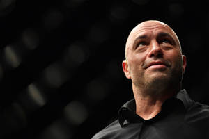 Joe Rogan Looking Up Wallpaper