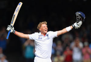 Joe Root Celebrating Wallpaper