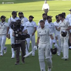 Joe Root Leaves The Pitch Wallpaper