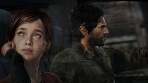 Joel Making His Escape In The Last Of Us Wallpaper