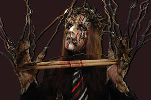 Joey Jordison Drum Sticks Wallpaper