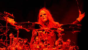 Joey Jordison Red Lights Wallpaper