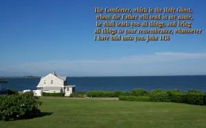 John 14:26 Bible Verse Laptop Wallpaper