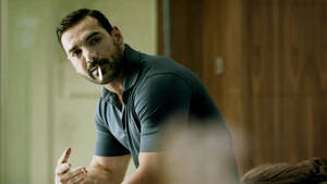 John Abraham Dishoom Smoking Scene Wallpaper