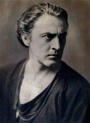 John Barrymore Hamlet Painting Wallpaper