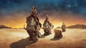 John Carter And Friends Helium City Wallpaper