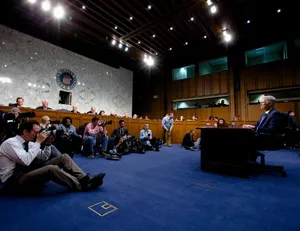 John Cornyn Being Questioned In Senate Wallpaper