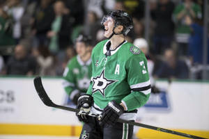 John Klingberg Smiling Nhl Player Wallpaper