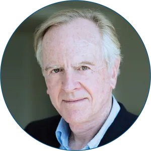 John Sculley In A Round Frame Photo Wallpaper