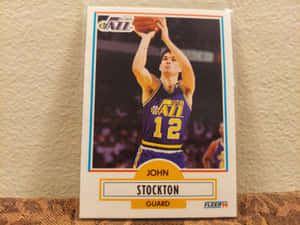 John Stockton Basketball Trading Cards Wallpaper