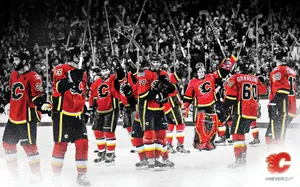 Johnny Gaudreau Calgary Flames Ice Hockey Team Wallpaper