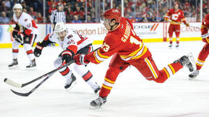 Johnny Gaudreau Ice Hockey Calgary Flames New Jersey Devils Wallpaper