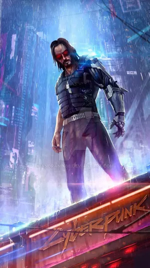 Johnny Silverhand Cyberpunk 2077 Iphone Wallpaper