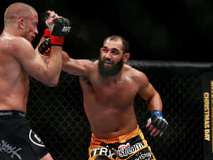 Johny Hendricks Versus Georges St-pierre Wallpaper