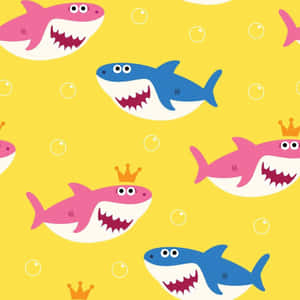 Join Baby Shark And Friends On Their Underwater Adventures! Wallpaper