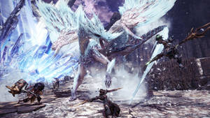 Join Forces In Monster Hunter World Iceborne Wallpaper