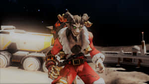 Join Forces With Junkrat And Fight For Justice Wallpaper
