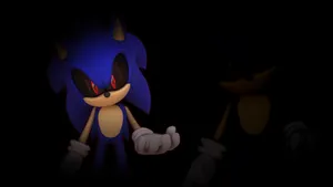 Join In The Fun As Sonic Seeks Out His Friends In The Spooky Forest! Wallpaper