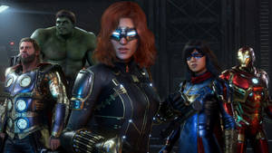 Join Marvel's Earth's Mightiest Avengers In This Epic Ps4 Game. Wallpaper